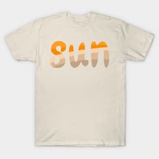 SUN-handlettering T-Shirt